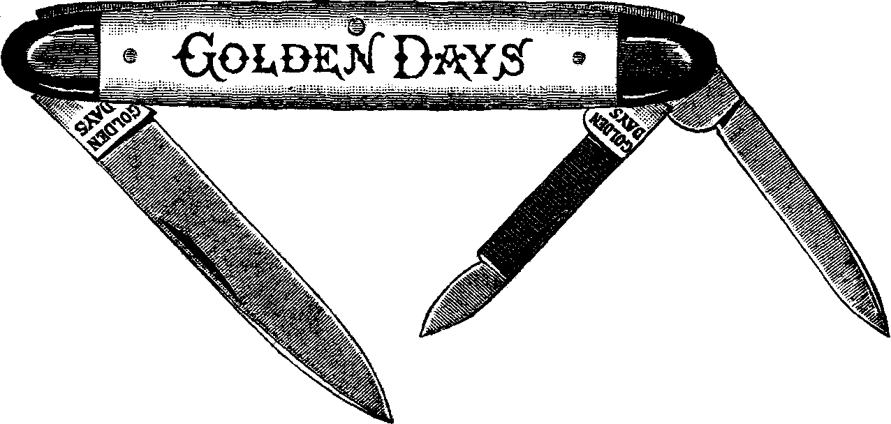 Golden Days jackknife