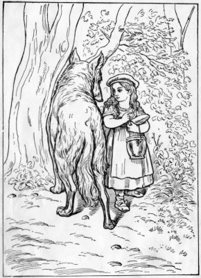 "She met with Gaffer Wolf." p. 80.