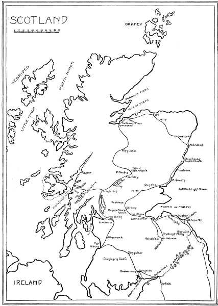 MAP OF SCOTLAND.