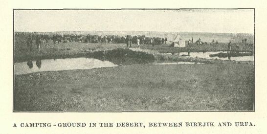 283.jpg a Camping-ground in the Desert, Between Birejik And Urfa. 