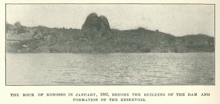 452.jpg the Rock of Konosso in January, 1902, Before The Building of the Dam and Formation Of The Reservoir. 