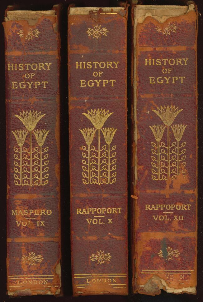 Maspero S History Of Egypt Volume 13a By L W King And H R Hall