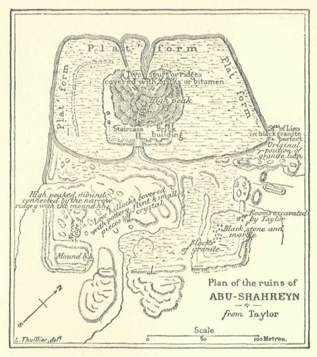 114.jpg Plan of the Ruins Of Abu-shahreyn 