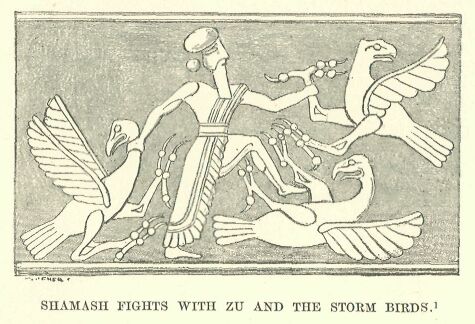186.jpg Shamash Fights With zu and the Storm Birds. 