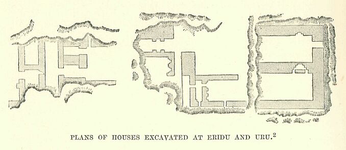 208b Plans of Houses Excavated at Eridu and Ubu. 
