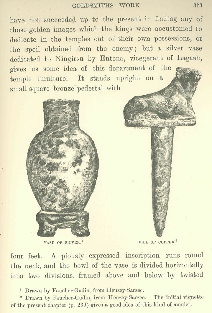 313.jpg Vase of Silver. And Bull Of Copper. 