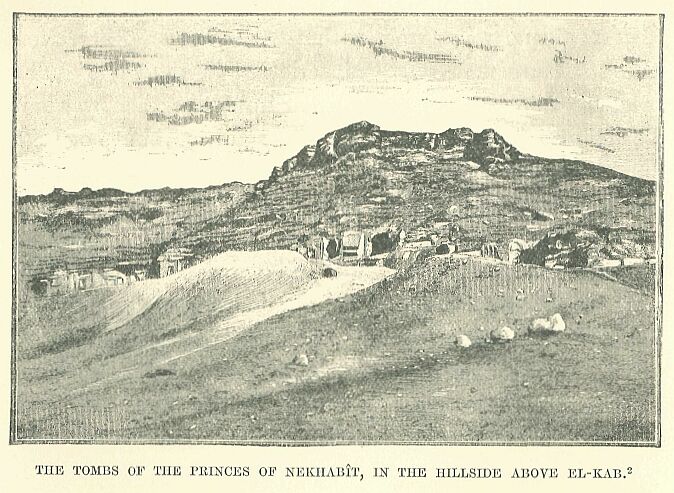 122.jpg the Tombs of The Princes Of NekhabÎt, in The Hillside Above El-kab 