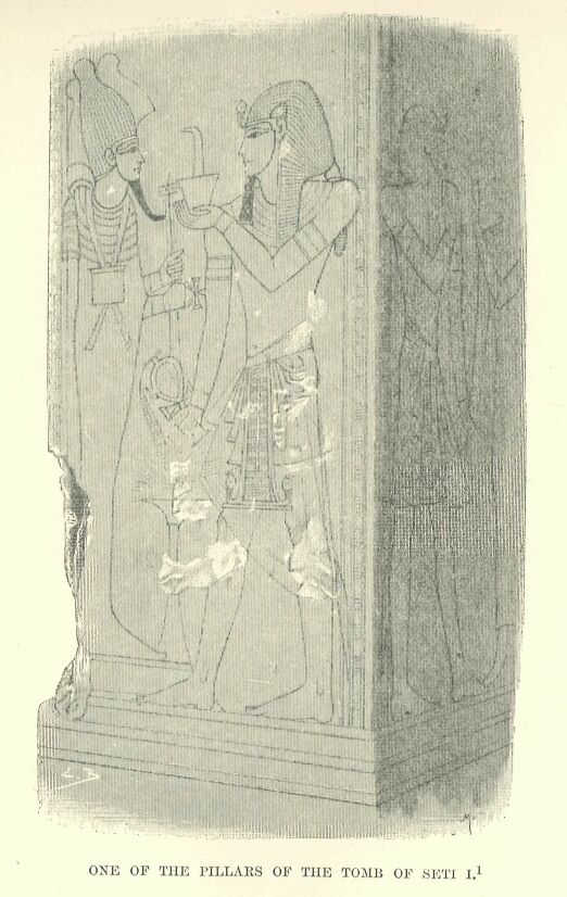 184.jpg One of the Pillars Of The Tomb Of Seti I. 