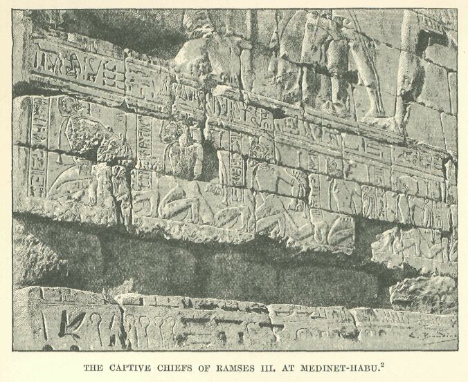 313.jpg the Captive Chiefs of Ramses Iii. At Medinet-ihabu 