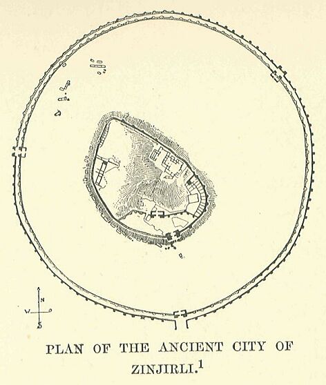 226a.jpg Plan of the Ancient City Of Zinjirli. 