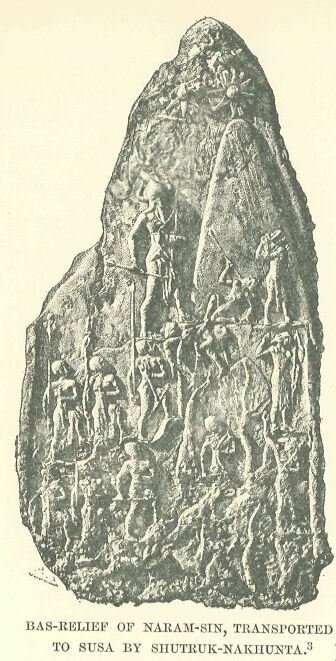 348.jpg Bas-relief of Nakam-sin, Tkansported to Susa By Shutkuk-nakhunta 