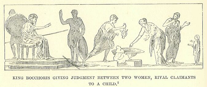 374.jpg King Bocchoris Giving Judgment Between Two Women, Rival Claimants to a Child 