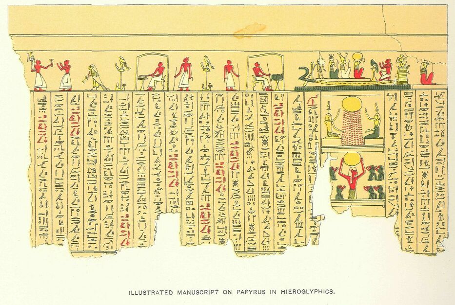 290bth (150K)Illustrated Manuscript in Heiroglyphics