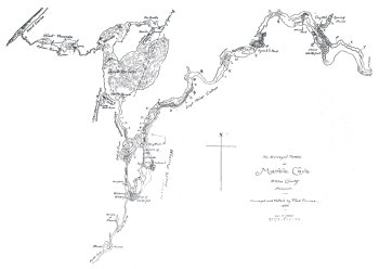 The Surveyed Portions of Marble Cave.