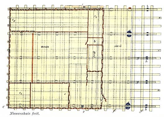 Grundriss des panjin-Hauses.