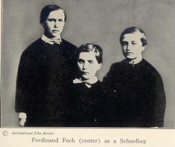 Ferdinand Foch (center) as a Schoolboy.