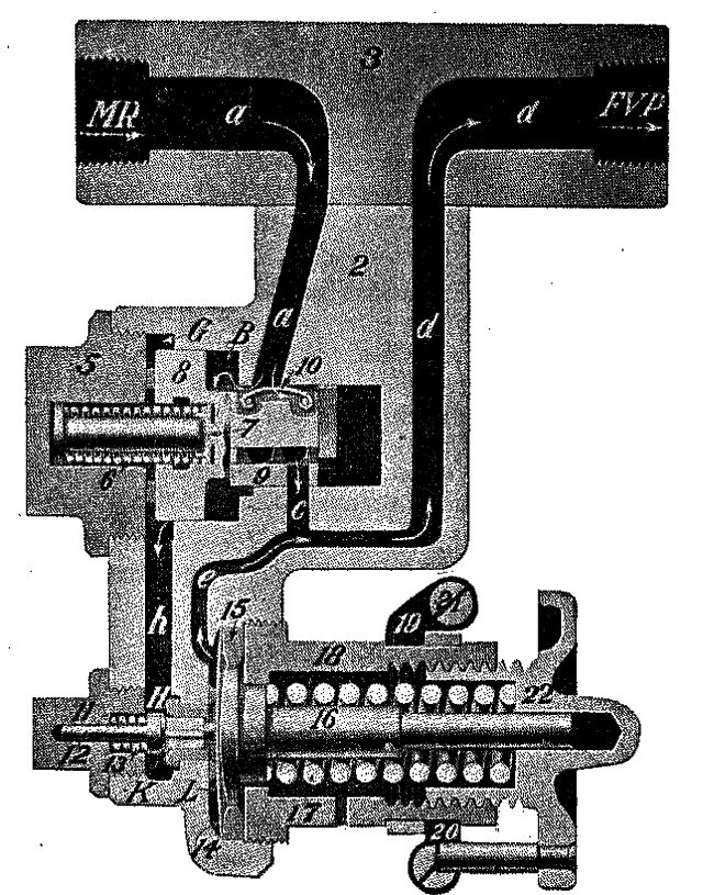 Fig. 7: Diagram of B-6 Feed Valve, Open.