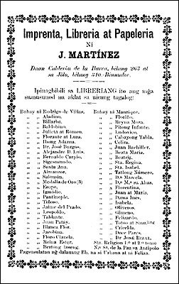 Imprenta, Libreria at Papeleria ni J. Martnez