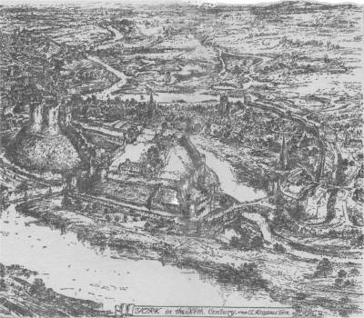 YORK IN THE XVth CENTURY FROM A DRAWING BY E.
RIDSDALE TATE - part 2