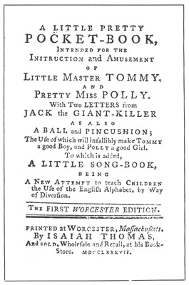 Title-page from “A Little Pretty Pocket-Book”