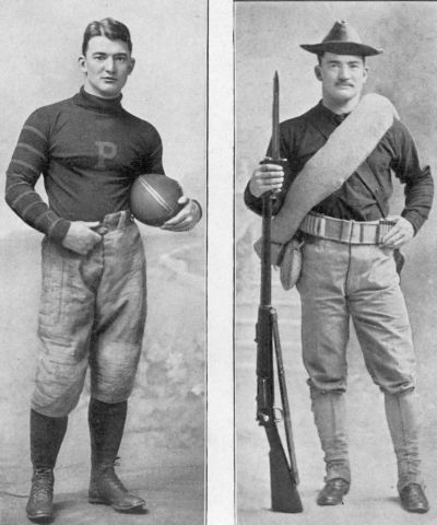 Johnny Poe, football player and soldier