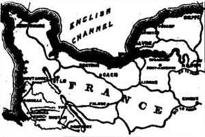 Normandy Map Normandy Map