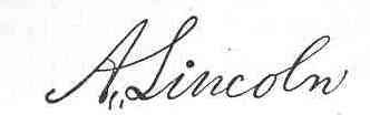Lincoln's Signature