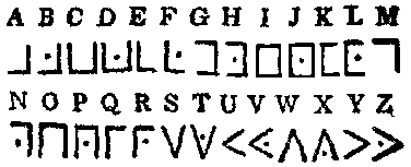 Alphabet code