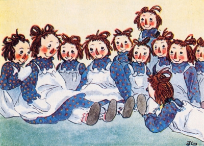 Raggedy Ann and her sisters
