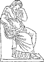 seated lady