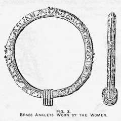 FIG. 3. BRASS ANKLETS WORN BY THE WOMEN.