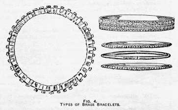 FIG. 4. TYPES OF BRASS BRACELETS.