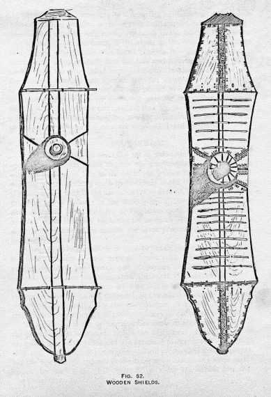 FIG. 52. WOODEN SHIELDS.