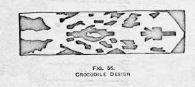 FIG. 56. CROCODILE DESIGN.