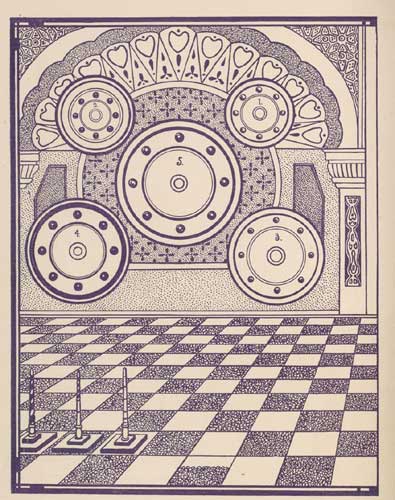 THE FIVE SHIELDS. THE FIVE SHIELDS.