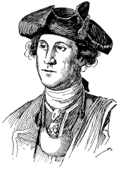 A head-and-shoulders sketch of a young man