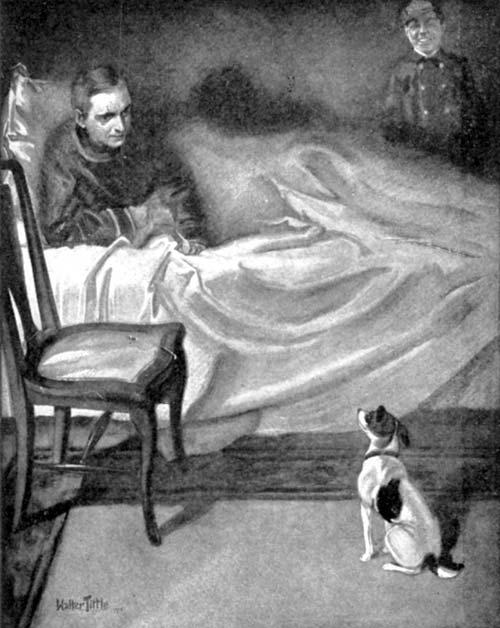 A much-freckled messenger-boy appeared dragging an
exceedingly obstreperous fox-terrier