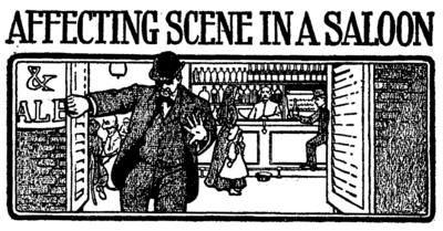 Affecting Scene In A Saloon