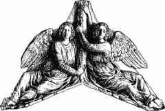 204. Engel neben dem Rovere-Wappen, in der Art des A. Bregno.