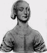 62. Marmorbüste der Marietta Strozzi von Desiderio.
