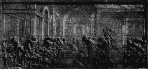 ∗ Bronzerelief am Hochaltar im Santo zu Padua von Donatello.