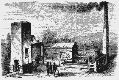 Fig. 1.—FOOTE’S FURNACE FOR BURNING GARBAGE.