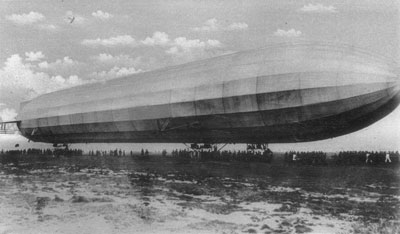 Zeppelin dirigible