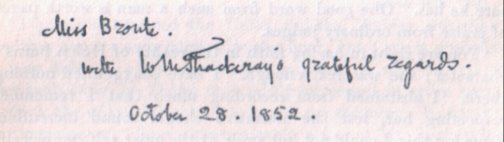 Second Thackeray Inscription