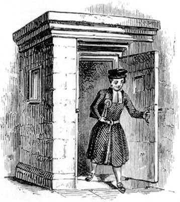 CHATTERTON AS DOORKEEPER IN COLSTON'S SCHOOL.