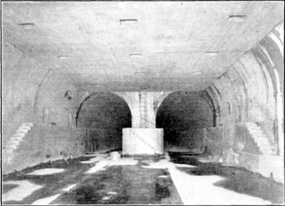 Junction of Twin and Three-Track Tunnels