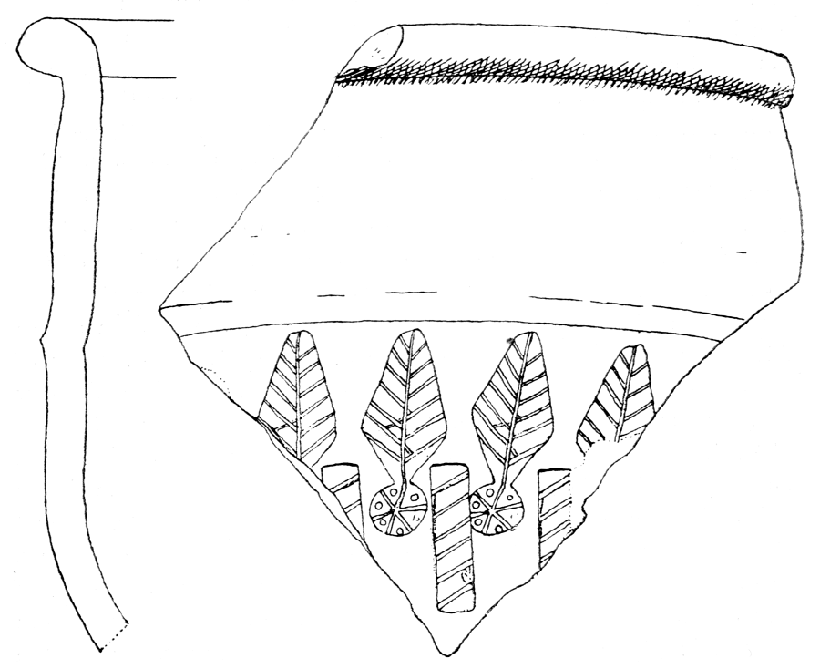 Fig. 10. Holt, Stamped Ware in imitation of Samian, Shape 37 (1/1)