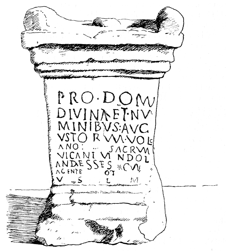 Fig. 16. Altar from Chesterholm