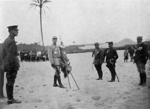 Review of French troops