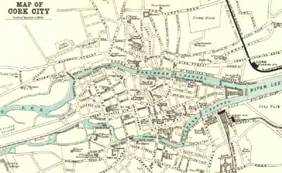 Map of Cork City